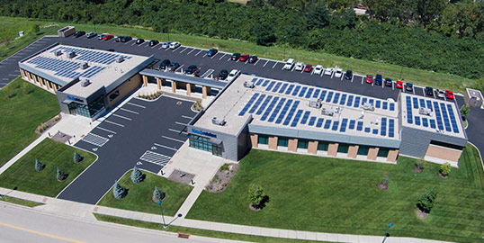 About Kinetic Vision - Our Facility Aerial View
