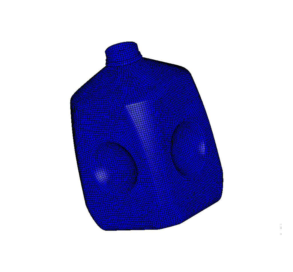 Drop Test Simulation - Water Jug