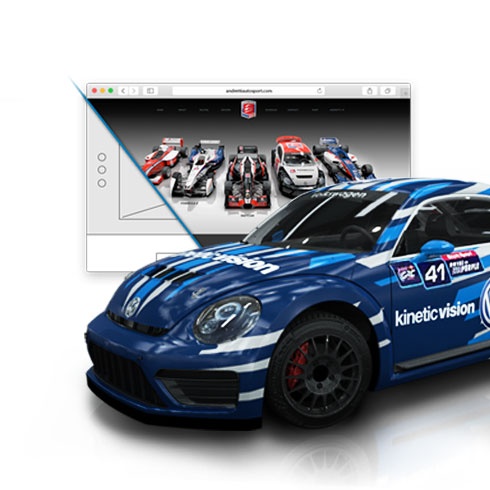 Design of Andretti Autosport Website