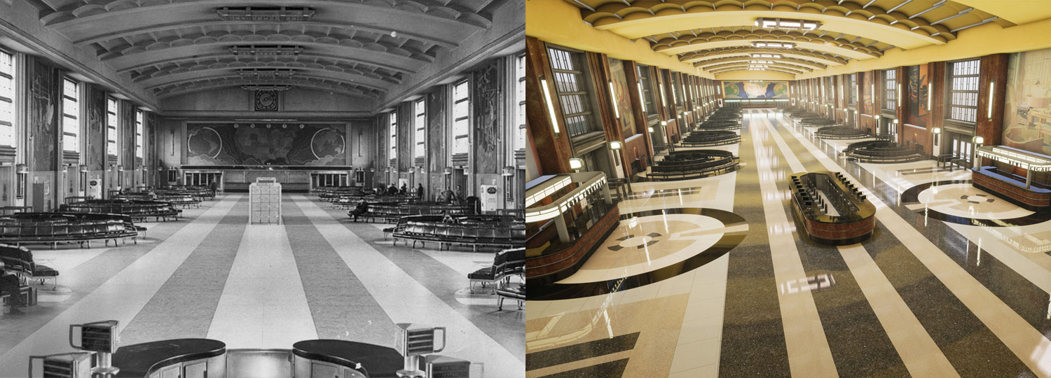 Union Terminal Concourse Photo and VR Image