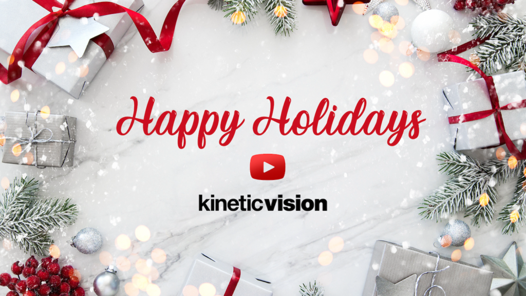 Kinetic Vision Holiday Video Card