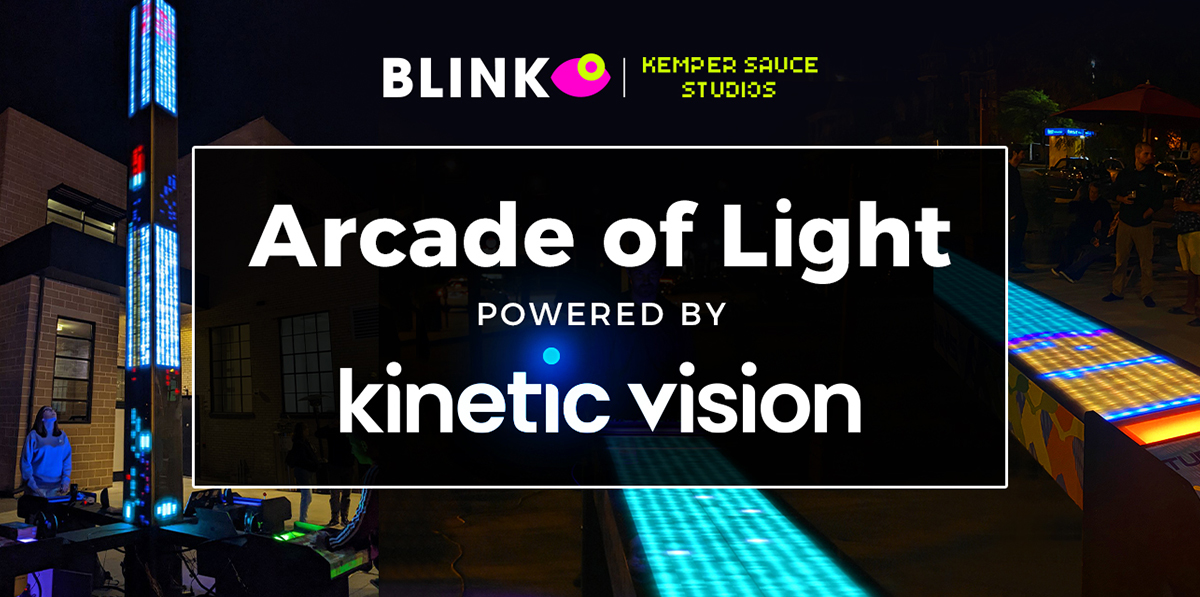 BLINK Cincinnati Arcade of Lights powered by Kinetic Vision